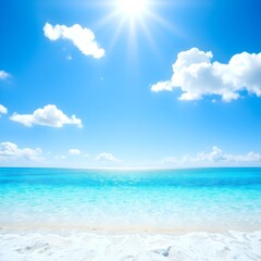 Obraz premium 태양 아래 바다 the sea under the sun
