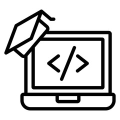 Business Bootcamp Vector Line Icon Design