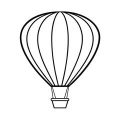 Fototapeta premium hot air balloon vector illustration