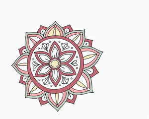 Mandala On Coffee Mug Design
