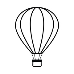 Obraz premium hot air balloon vector illustration