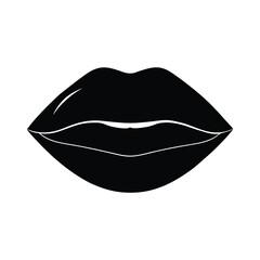 vector illustration of lips