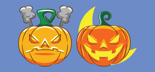 Set Happy Halloween Icons