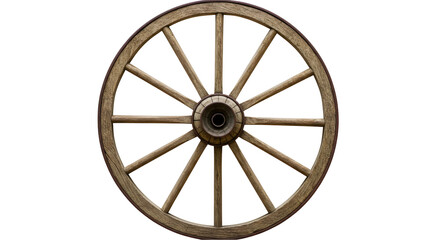 Wooden wagon wheel