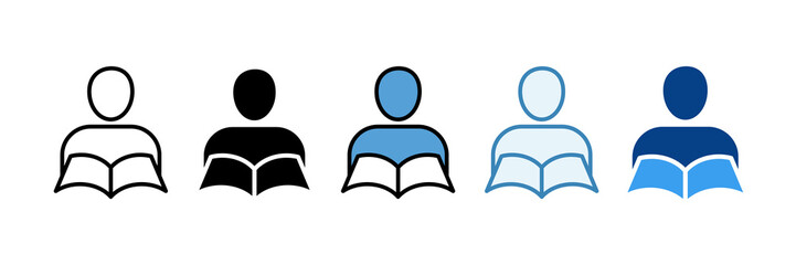 Lecture  Icon Set Multiple Style Collection