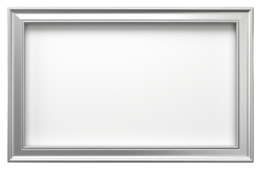 PNG Rectangle frame chrome material backgrounds silver shape.