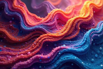 Intricate textile with flowing, continuous design , graphic, craft, home decor