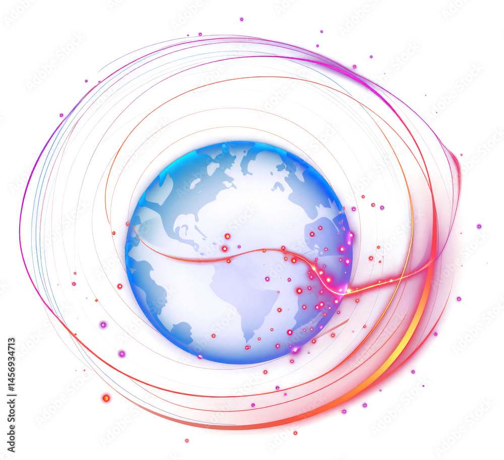 Wall mural png planet border astronomy universe space.