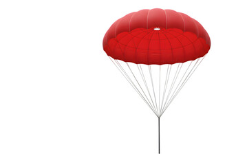 Red Parachute Descent