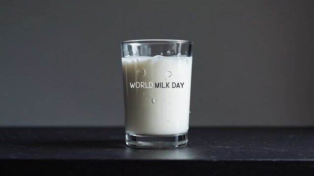 Celebrate World Milk Day with a refreshing glass of milk highlighting its significance and nutritional benefits