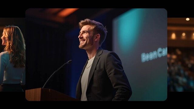 Carousel with 2 Static Media Loop