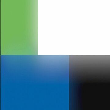 Square Geometric Shift Transition with Glow
