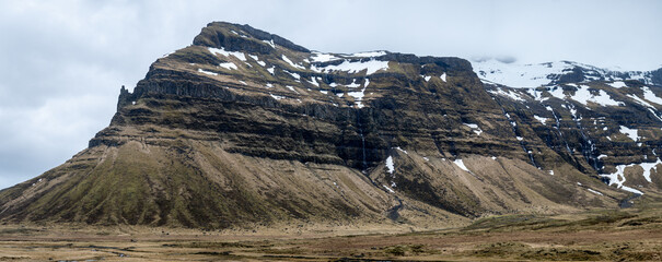 Mýrarhyma peak in Western Iceland in the Grundarfjarðarbær manucipality. 