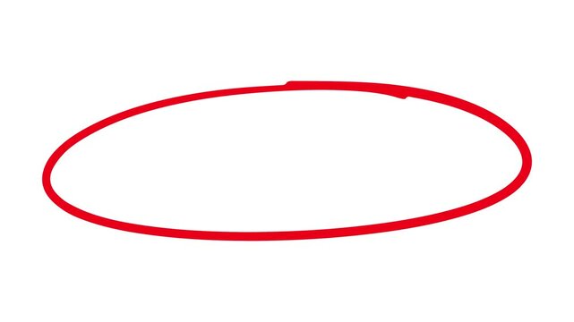 Red Circle Marker Line Highlight frame