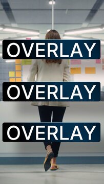 Vertical By Word Text Reveal Overlay with Depth