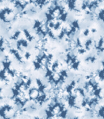 blue sky with clouds seamless pattern