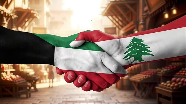 Kuwait Lebanon Arab Media Culture Unity Flags