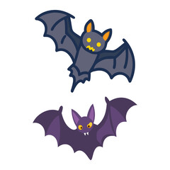 halloween bat and bats art