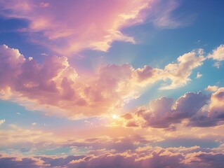 Fototapeta premium Summer Art Vibes Background