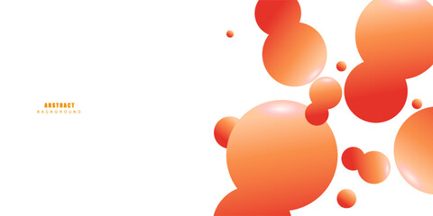 3d liquid blobs set. Abstract colored spheres in flight. Vector realistic render of bubbles on an isolated white background. Illustration of lava lamp elements.