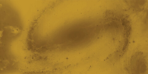 Golden Paint or Plaster Texture Exhibiting an Artistic Swirl and Visible Brushstrokes or Grain
