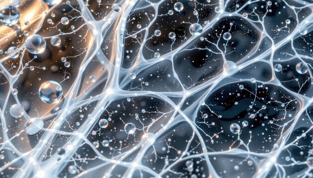 crisp x ray pattern in an abstract style on a clear ice background, with smooth contrast, radiant light, high resolution