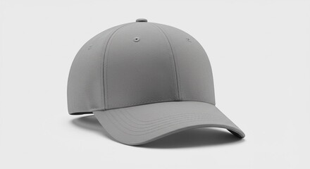 Grey cap mockup for design presentation