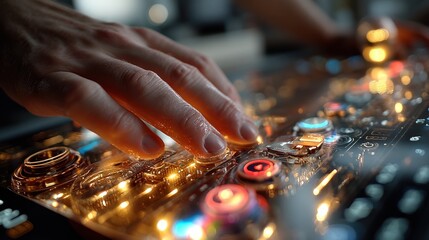 touch the future interface technology the future of user experience.stock photo