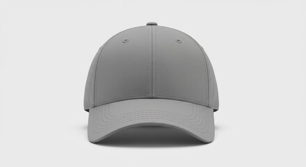 Grey cap mockup for design presentation
