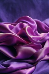 Obraz premium Purple Satin Fabric Texture Closeup