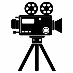 Obraz premium video camera and film