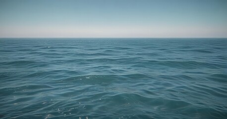 Obraz premium Gentle blue to teal gradient, mimicking a tranquil ocean surface, spring, abstract