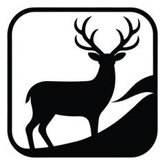 Majestic Deer Silhouette A Symbol of Nature's Grace