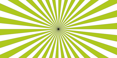 Abstract vibrant optical illusion pattern and radial olive with white stripes. Summer sunny and radial. Vintage beam sunburst texture. Radial sunrise or sunset light retro Spiral radial.