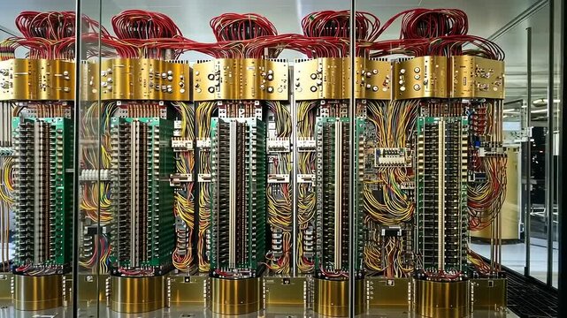 Historical Computing Marvel: A Glimpse Inside Early Computer Hardware Evolution