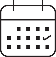 Calander icon illuestrion vector art design
