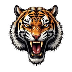 Obraz premium tiger vector illustration