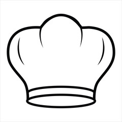 chef hat vector icon