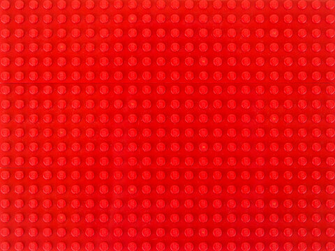 Fondo rojo de placa base de LEGO