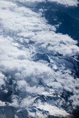 aerial view of the clouds