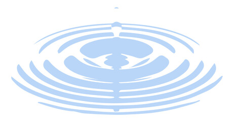 Serene Blue Water Ripple Effect: Freshness and Tranquility in Elegant, Minimalist Design Ideal for Spa, Wellness and Calmness Visuals, Simple Background