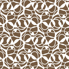 Seamless pattern with a simple abstract drawing