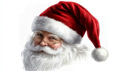 Santa Claus Portrait Illustration