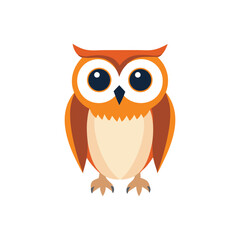 Cute Cartoon Owl Illustration