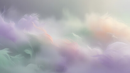 Misty Glow – Dreamy Blurs for Tranquil Workspaces wallpaper