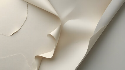 Whispered Layers – Calm Paper Textures for Clear Spaces wallpaper