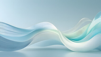 4K minimal soft curve wallpaper, ultra-smooth light gradients (sky blue, soft white, light mint), flowing abstract waves, very clean and serene desktop background, calm design for modern productivity