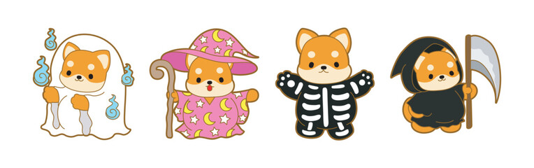 Set Happy Halloween Icons