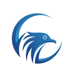 Eagle logo design vector template, hawk logo, eagle symbol, bird icon, falcon logo