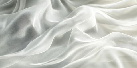 Obraz premium Elegant White Fabric with Delicate Lace Detail HighResolution Image